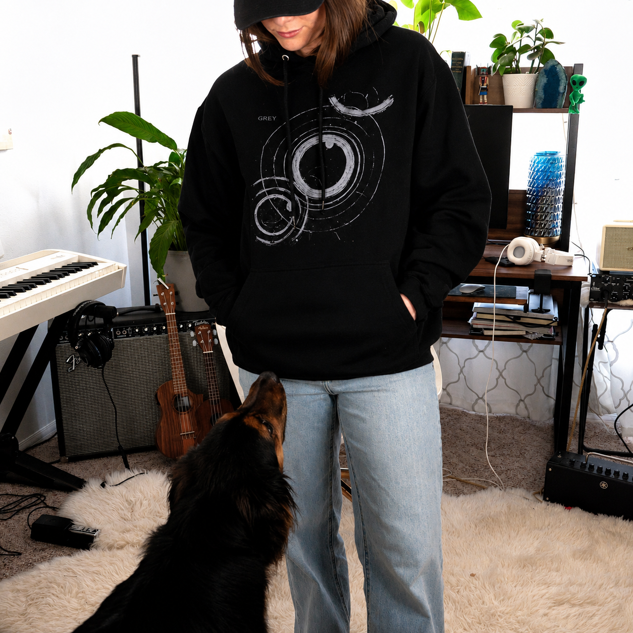 [Black] "Grey"  Limited Edition Hoodie